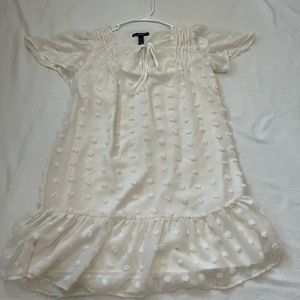 forever 21 Polka Dot Flutter Sleeve Dress!